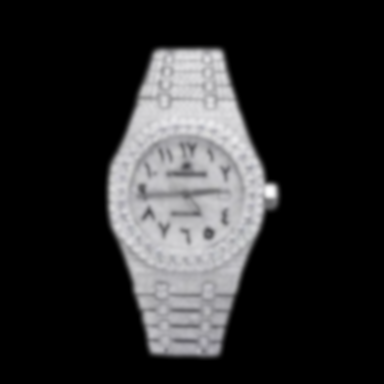 ECLAIRA Bustdown Series V – Silver Moissanite Edition