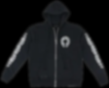 ECLAIRA Hearts Horseshoe Zip Hoodie