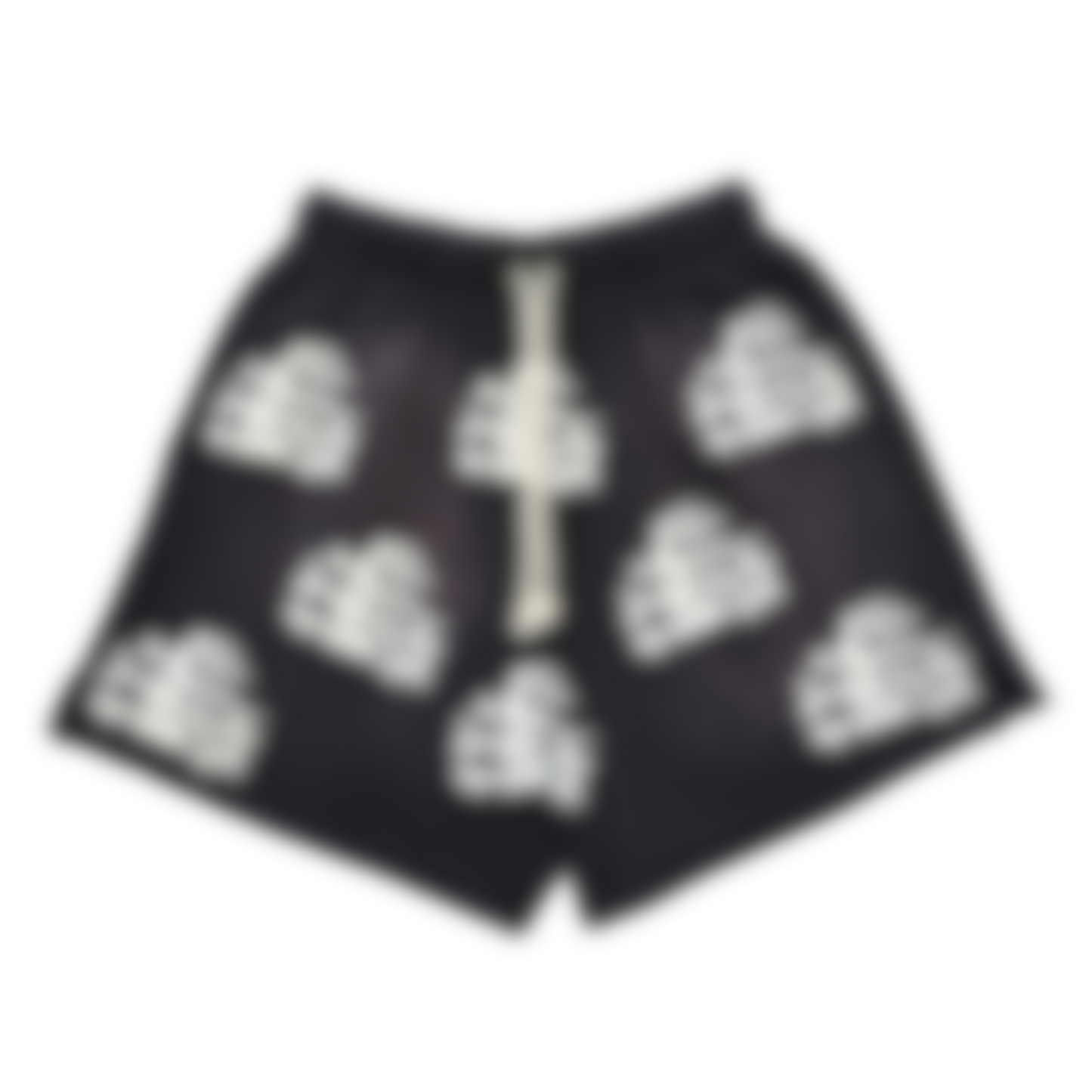 ECLAIRA MULTI EMBLEM SHORTS – BLACK