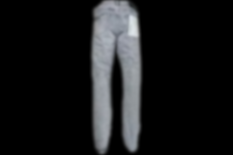 ECLAIRA Purple Alloy Studs Denim — Overdyed Grey