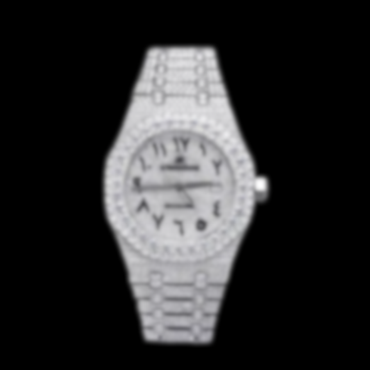 ECLAIRA Bustdown Series V – Silver Moissanite Edition