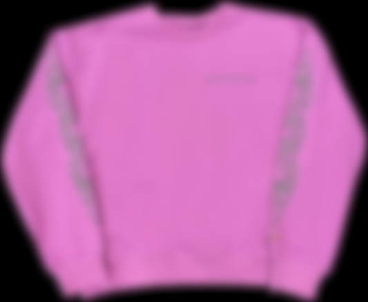 ECLAIRA Hearts Web Crewneck — Purple