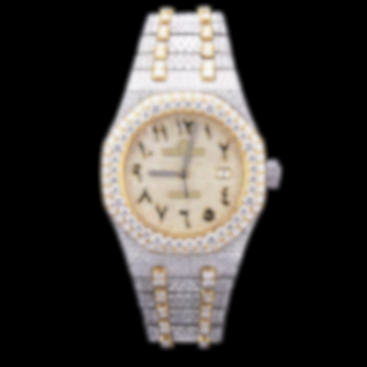 ECLAIRA Bustdown Series III – Gold Moissanite Edition