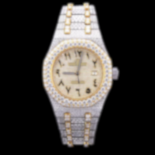 ECLAIRA Bustdown Series III – Gold Moissanite Edition