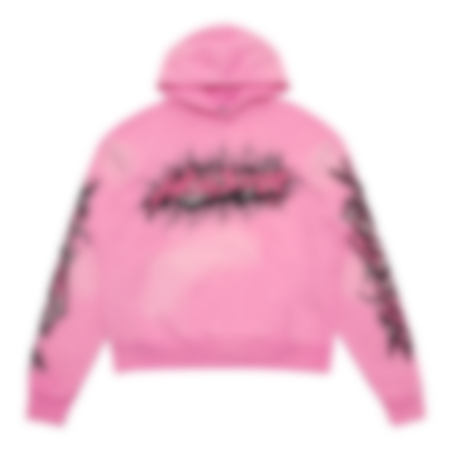 ECLAIRA STAR FLAME LOGO HOODIE – PINK / BLACK