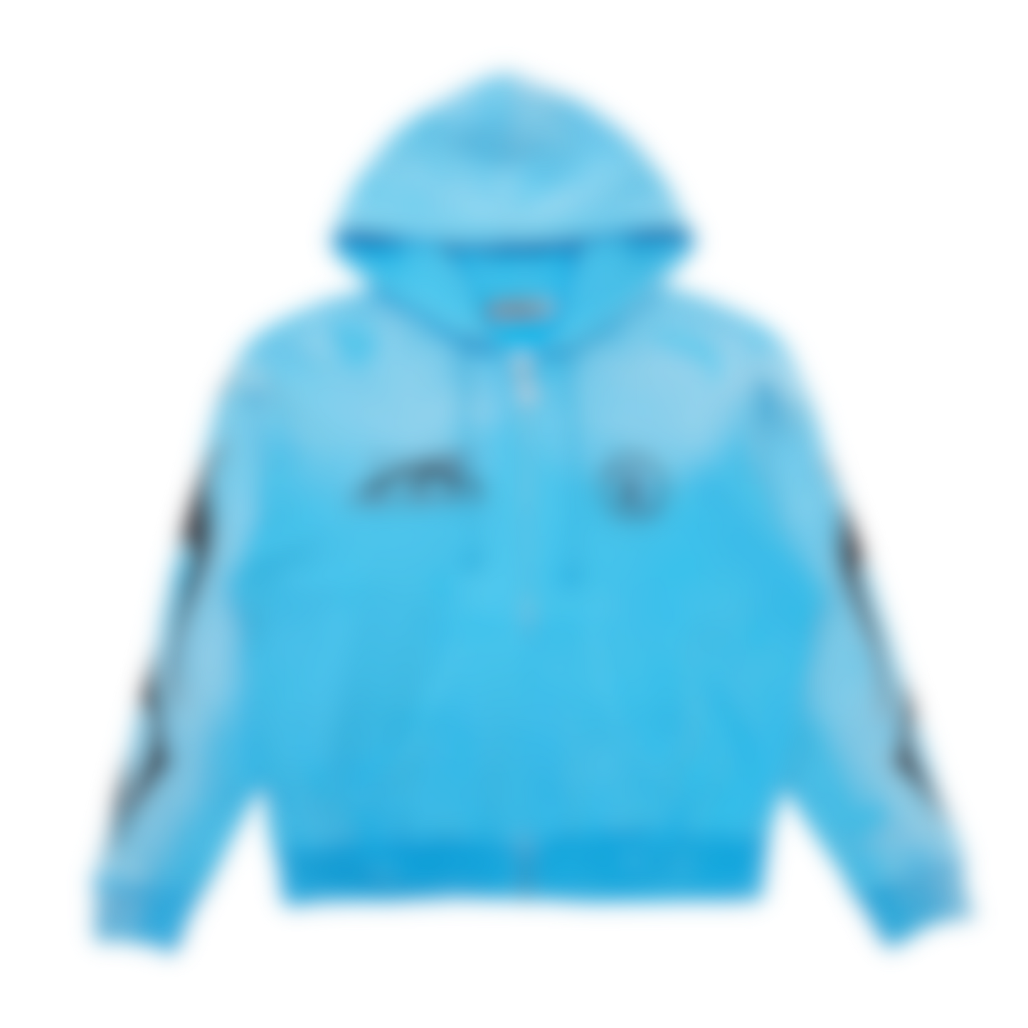 ECLAIRA STAR ZIP FLAME HOODIE – SKY BLUE