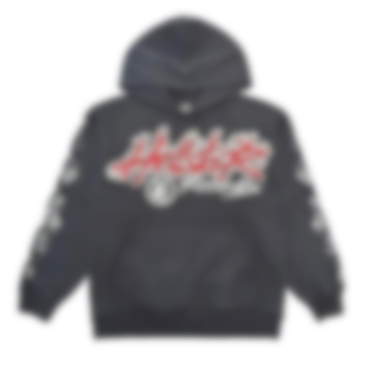 ECLAIRA STAR RECORDS HOODIE – WASHED BLACK