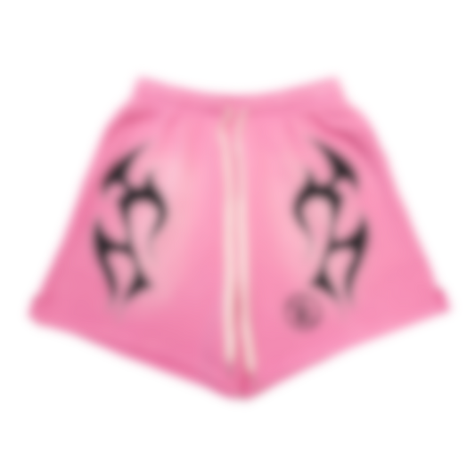 ECLAIRA TRIBAL FLAME SHORTS – SOFT PINK