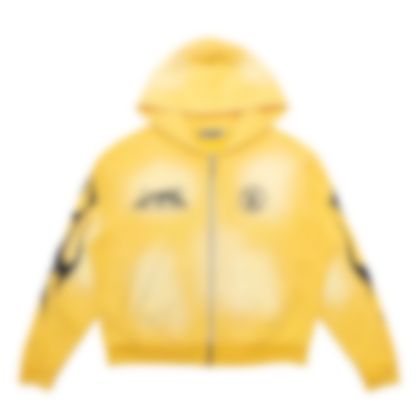 ECLAIRA STAR FLAME ZIP HOODIE – YELLOW