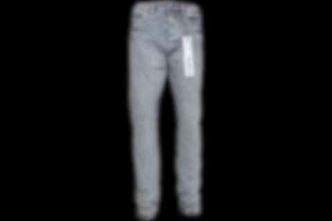 ECLAIRA Purple Alloy Studs Denim — Overdyed Grey