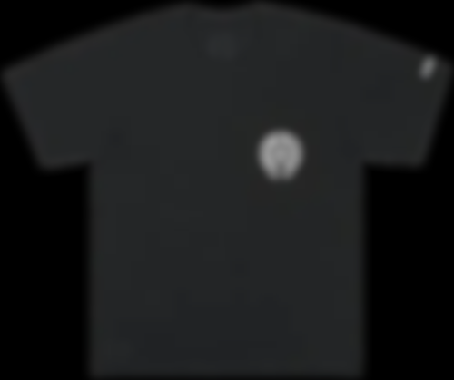 ECLAIRA Hearts Horseshoe Pocket Tee — Black